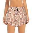 thumbnail image 1 of Disketp Mushrooms2 Print Women's Shorts Workout Shorts for Athletic Gym Running Shorts with Phone Pockets Medium, 1 of 8