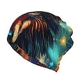 thumbnail image 1 of Disketp Mystic Wolf Dreamcatcher Slouchy Beanie Hip-Hop Soft Lightweight Running Beanie Adult Hats Chemo Cap for Men Women, 1 of 8