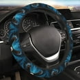 thumbnail image 1 of Disketp Night Sky Forest Bald Eagle Elastic Microfiber Steering Wheel Cover for Truck,SUV,Cars,Universal 15 inch,Anti-Slip, 1 of 6