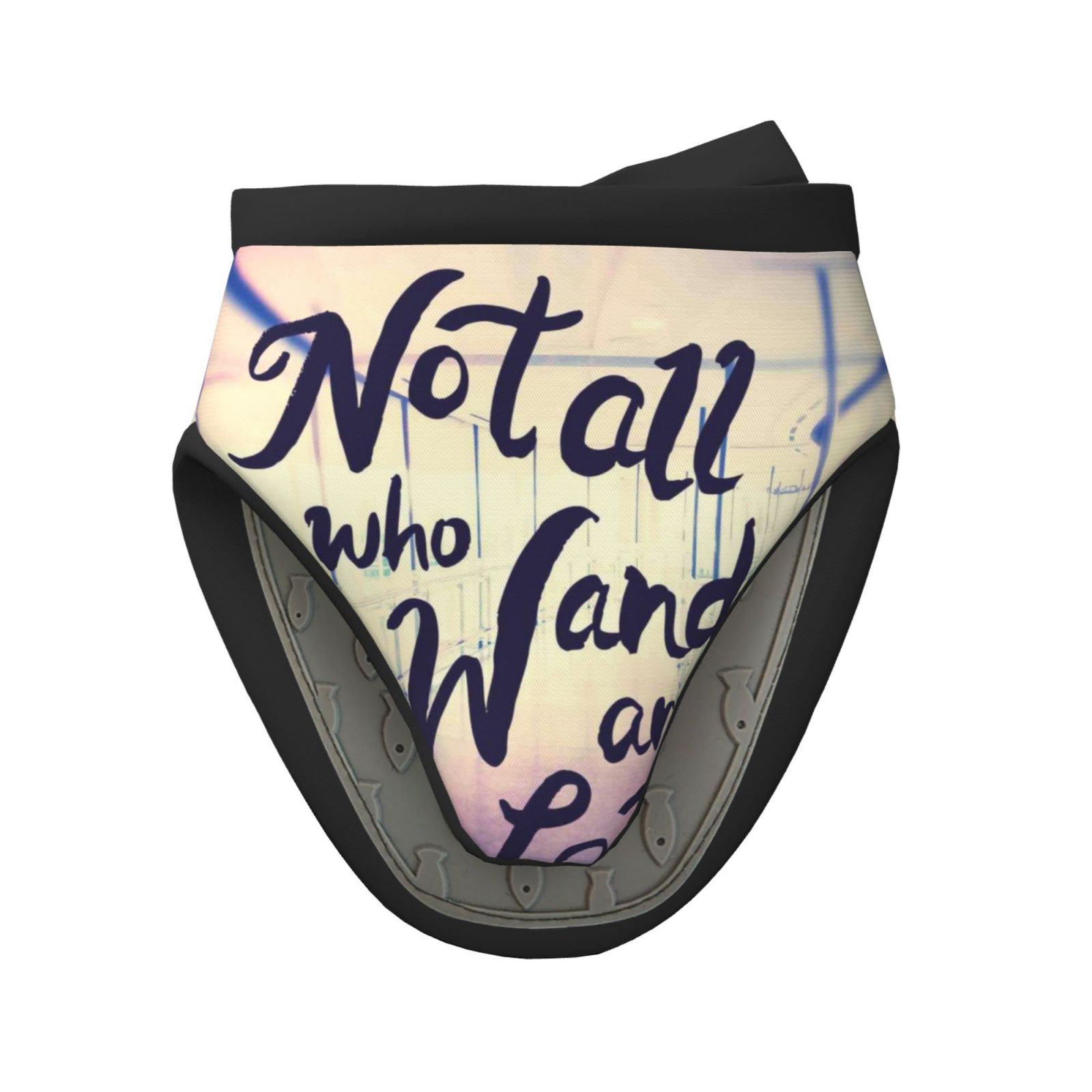 Disketp Not All Those Who Wander Are Lost NonSlip Mini Oven Mitt Set