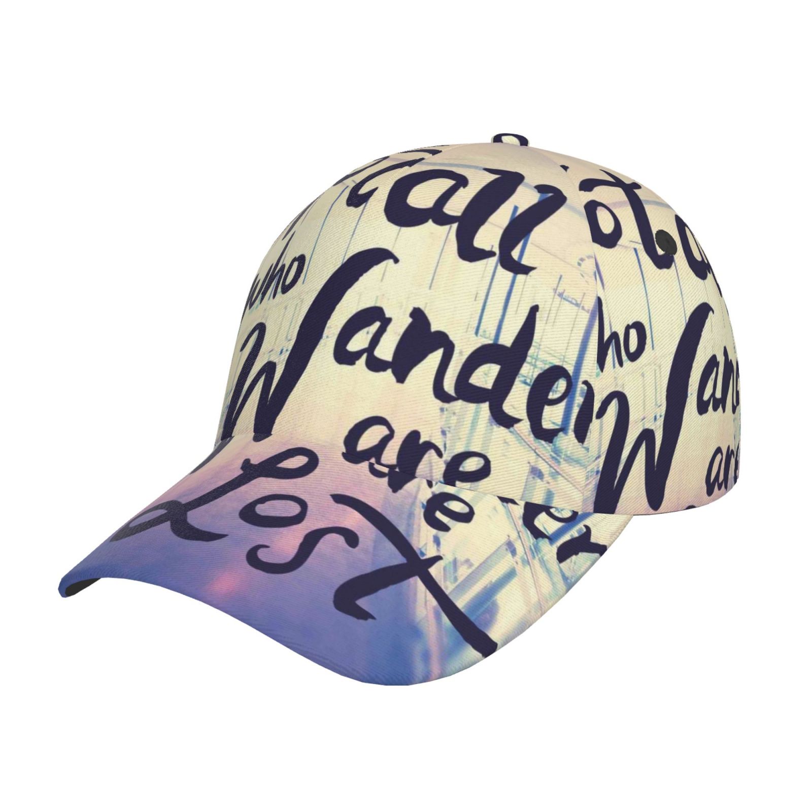Disketp Not All Those Who Wander Are Lost Print Baseball  display picture 1