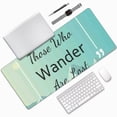 thumbnail image 1 of Disketp Not All Those Who Wander Are Lost1 Gaming Mouse Mat Long Extended Mouse Pad Desk Mat Non-Slip Rubber Mice Pads Stitched Edges(315.5 x 16 x 0.12 Inches), 1 of 1