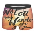 thumbnail image 1 of Disketp Not All Who Wander Are Lost Men'S Boxer Briefs,Soft And Breathable Cotton Underwear With Comfortflex Waistband, 1 of 8