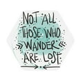 thumbnail image 1 of Disketp Not All Who Wander Are Lost1 Funny Coasters,6 Pcs Leather Coasters With Holder, Perfect Housewarming Hostess Gifts,Protect Furniture From Water Marks Scratch And Damage, 1 of 9