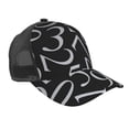 thumbnail image 1 of Disketp Numbers Print Trucker Hat Men Women - Mesh Baseball SnapBack Cap, 1 of 7