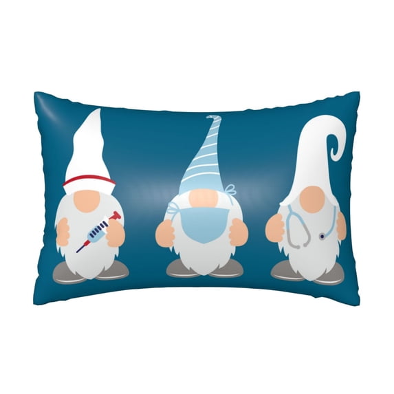 Disketp Nurse Doctor Gnomes Satin Pillowcase For Hair And Skin - Satin Pillow Cases Standard Size 20x30 Inches With Zipper,Gifts For Women Men