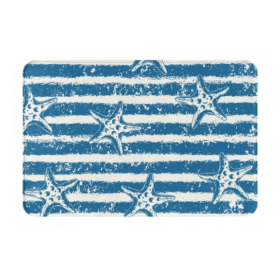 Disketp Ocean On Striped Mat For Front Door Outside - Doormat Outdoor Entrance - Welcome Mats Outdoor,Outside Entry And Outdoor Entrance 16''X24''