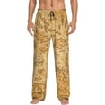 thumbnail image 1 of Disketp Old Vintage Map Of Sea Men's Pajama Pants - Ultra Soft Fleece Sleep and Lounge Pants (Size: S-XXL)-XX-Large, 1 of 6