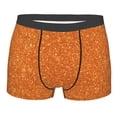 thumbnail image 1 of Disketp Orange Glitter Men'S Boxer Briefs,Soft And Breathable Cotton Underwear With Comfortflex Waistband, 1 of 9