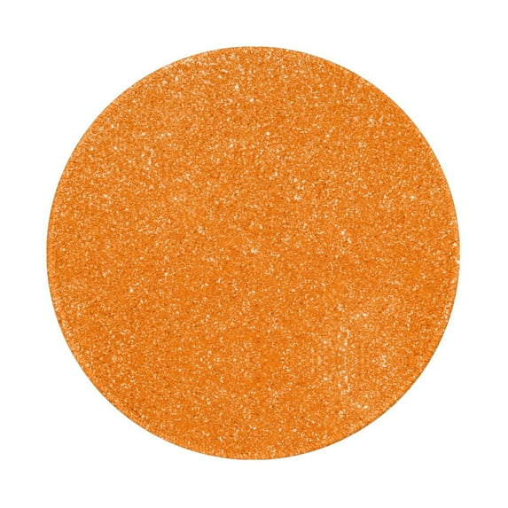 Disketp Orange Glitter2 Small Mouse Pad 7.9x7.9 Inches,Washable Round Mousepad for Office Laptop Computer,Non-Slip Rubber Base Mouse Pads for Wireless Mouse