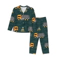thumbnail image 1 of Disketp Pajamas Set Long Sleeve Sleepwear Womens Button Down Nightwear Pj Sets-Big Machine, 1 of 9