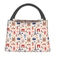 thumbnail image 1 of Disketp Paris Insulated Bags, Insulated Cooler Bag Totes for Lunch Beach Camping, 1 of 6