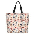 thumbnail image 1 of Disketp Paris Tote Bag for Women, Handbag Shoulder Tote Bag, for Shopping and Travel, 1 of 8