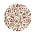 thumbnail image 1 of Disketp Paris Vintage Funny Coasters,6 Pcs Leather Coasters With Holder, Perfect Housewarming Hostess Gifts,Protect Furniture From Water Marks Scratch And Damage, 1 of 9