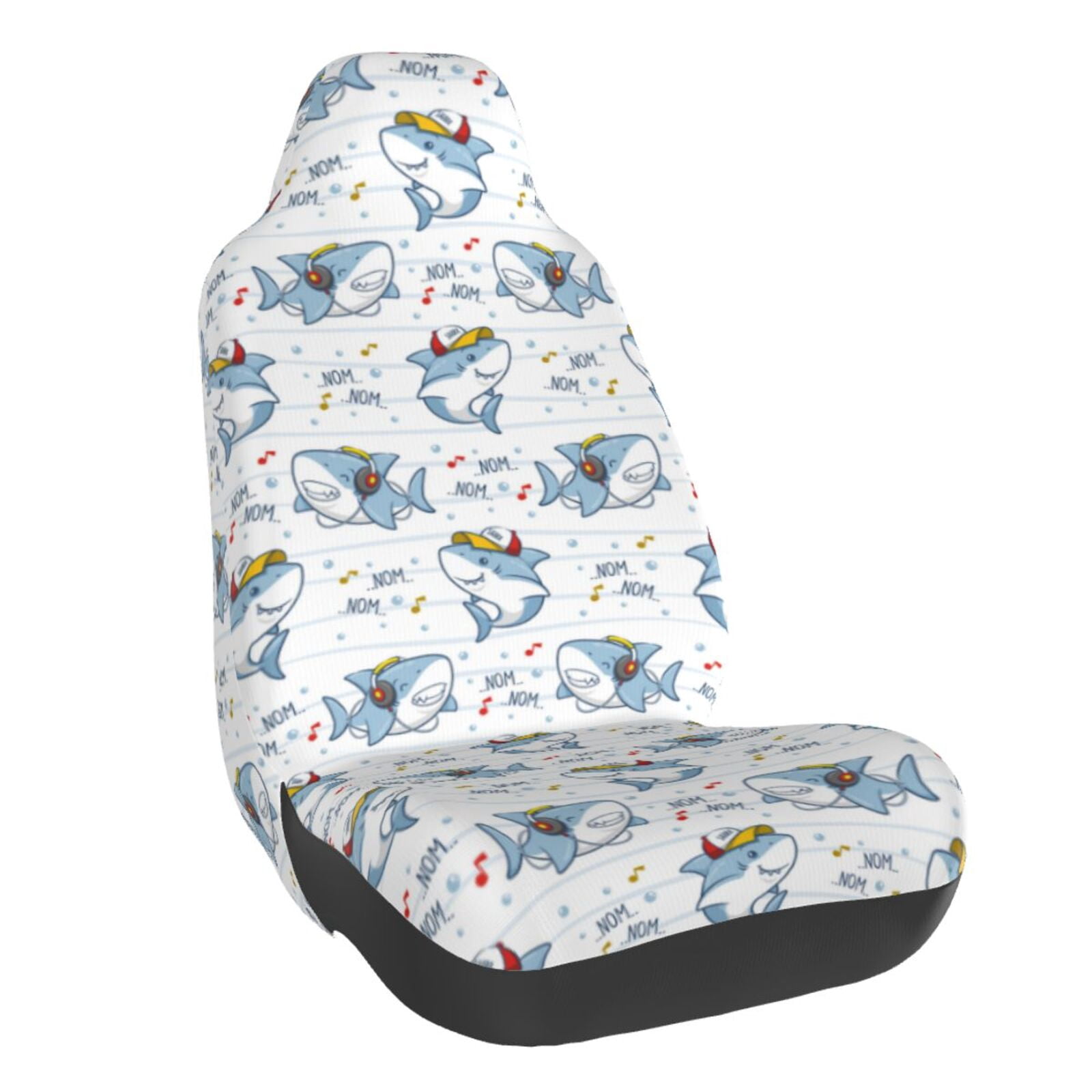 Disketp Party Shark Cute Car Seat Covers Universal Front Seat Coves for