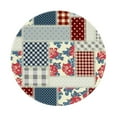 thumbnail image 1 of Disketp Patchwork In Country Style Small Mouse Pad 7.9x7.9 Inches,Washable Round Mousepad For Office Laptop Computer,Non-Slip Rubber Base Mouse Pads For Wireless Mouse, 1 of 9