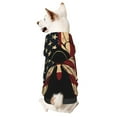 thumbnail image 1 of Disketp Patriotic USA Butterfly Art Dog Hoodie Dog Clothes with Hat, Pet Winter Clothes Warm Hoodies Coat for Small Dogs-X-Large, 1 of 7