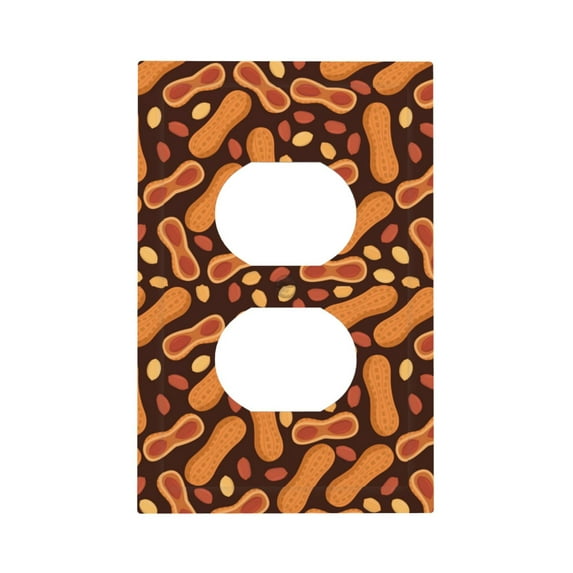 Disketp Peanuts2 Decorative Light Switch or Outlet Wall Plate with Safety Cover-Style S