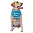 thumbnail image 1 of Disketp Pearlescent Scales Dog Bandanas 1PC Triangle Adjustable Puppy Bandana Bib Handkerchief for Large Medium Girl Dogs Pets Gift, 1 of 6