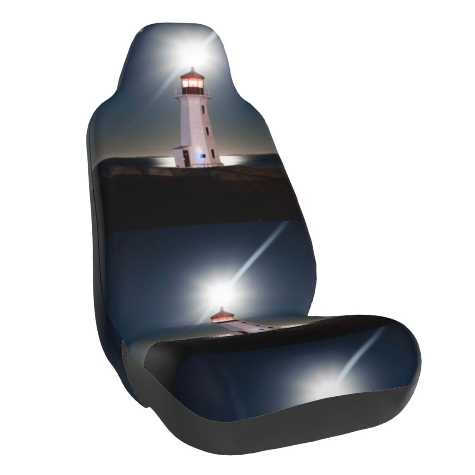Disketp Peggy's Cove Lighthouse Car Seat Covers Universal Front Seat