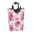 thumbnail image 1 of Disketp Peonies And Roses Square Laundry Bag Large Collapsible Dirty Clothes Bags With Handles Waterproof Essentials Storage For College Dorm, Family, 1 of 5