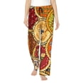 thumbnail image 1 of Disketp Pies Print Women'S Comfy Pajama Pants Casual Drawstring Palazzo Lounge Wide Leg Pants, 1 of 9