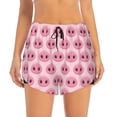 thumbnail image 1 of Disketp Pig Nose Print Women's Shorts Workout Shorts for Athletic Gym Running Shorts with Phone Pockets X-Large, 1 of 8