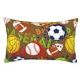 thumbnail image 1 of Disketp Pillow Covers Balls Pattern Throw Pillow Case Cushion Covers,Cushion For Bedroom,Couch,Home-16"X24", 1 of 9