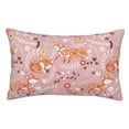 thumbnail image 1 of Disketp Pillow Covers Beautiful Fox Pattern Throw Pillow Case Cushion Covers,Cushion For Bedroom,Couch,Home-14"X20", 1 of 8