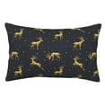 thumbnail image 1 of Disketp Pillow Covers Christmas Deers Pattern Throw Pillow Case Cushion Covers,Cushion For Bedroom,Couch,Home-20"X30", 1 of 9