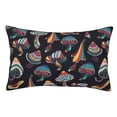 thumbnail image 1 of Disketp Pillow Covers Colorful Mushrooms Pattern Throw Pillow Case Cushion Covers,Cushion For Bedroom,Couch,Home-14"X20", 1 of 9