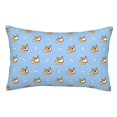 thumbnail image 1 of Disketp Pillow Covers Corgi Dog Pattern Throw Pillow Case Cushion Covers,Cushion For Bedroom,Couch,Home-14"X20", 1 of 8