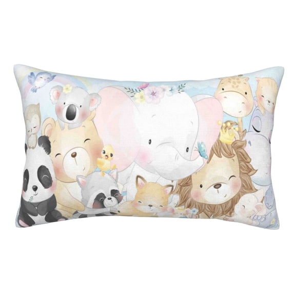 Disketp Pillow Covers Cute Animals Pattern Throw Pillow Case Cushion Covers,Cushion For Bedroom,Couch,Home-14"X20"