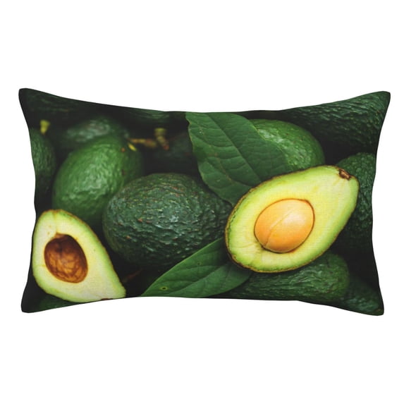 Disketp Pillow Covers Fresh Avocados Pattern Throw Pillow Case Cushion Covers,Cushion For Bedroom,Couch,Home-16"X24"