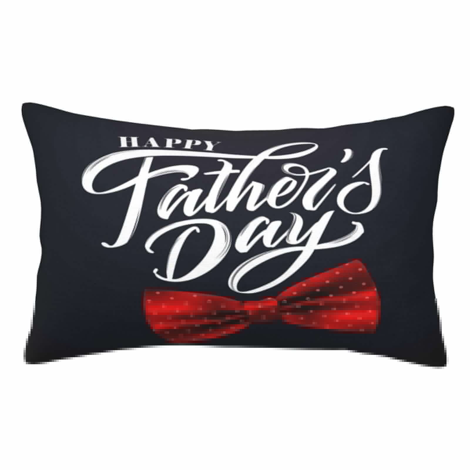 Disketp Pillow Covers Happy Father'S Day Pattern Throw Pillow Case Cushion Covers,Cushion For Bedroom,Couch,Home-20"X30"