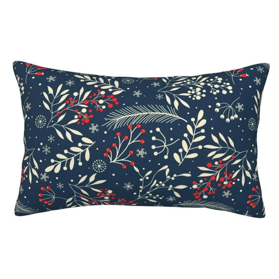 Disketp Pillow Covers Merry Christmas Winter Pattern Throw Pillow Case Cushion Covers,Cushion For Bedroom,Couch,Home-16"X24"