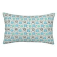 thumbnail image 1 of Disketp Pillow Covers Owl Pattern Throw Pillow Case Cushion Covers,Cushion For Bedroom,Couch,Home-16"X24", 1 of 9