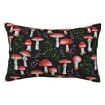 thumbnail image 1 of Disketp Pillow Covers Red Mushrooms Pattern Throw Pillow Case Cushion Covers,Cushion For Bedroom,Couch,Home-14"X20", 1 of 9