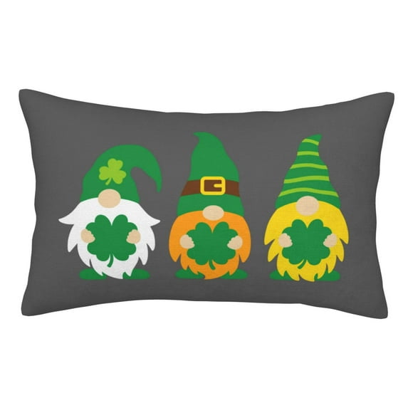 Disketp Pillow Covers Spring St Patrick’s Day Pattern Throw Pillow Case Cushion Covers,Cushion For Bedroom,Couch,Home-14"X20"