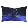 thumbnail image 1 of Disketp Pillow Covers Steel Skull Pattern Throw Pillow Case Cushion Covers,Cushion For Bedroom,Couch,Home-20"X30", 1 of 9