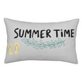 thumbnail image 1 of Disketp Pillow Covers Summer Time Pattern Throw Pillow Case Cushion Covers,Cushion For Bedroom,Couch,Home-16"X24", 1 of 9