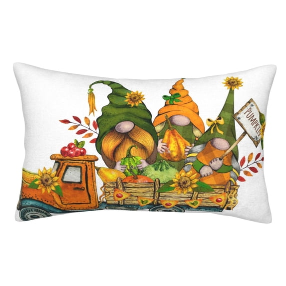 Disketp Pillow Covers Thanksgiving Truck Pattern Throw Pillow Case Cushion Covers,Cushion For Bedroom,Couch,Home-14"X20"