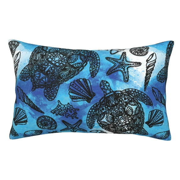 Disketp Pillow Covers Turtle Pattern Throw Pillow Case Cushion Covers,Cushion For Bedroom,Couch,Home-16"X24"