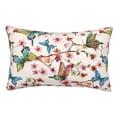 thumbnail image 1 of Disketp Pillow Covers Watercolor Floral With Butterflies Pattern Throw Pillow Case Cushion Covers,Cushion For Bedroom,Couch,Home-14"X20", 1 of 9