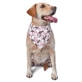 thumbnail image 1 of Disketp Pineapple Flamingo Dog Bandanas 1PC Triangle Adjustable Puppy Bandana Bib Handkerchief for Large Medium Girl Dogs Pets Gift, 1 of 6