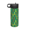thumbnail image 1 of Disketp Pineapples1 18oz Sports Insulated Kettle With Straw Insulated Water Bottle For Running Hiking Cycling Climbing Man'S Womens Sports Water Bottle, 1 of 8