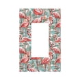 thumbnail image 1 of Disketp Pink Flamingo Decorator Light Switch or Receptacle Outlet Wall Plate Decorator Wall Plate Child Safe Outlet Cover-Style U, 1 of 6
