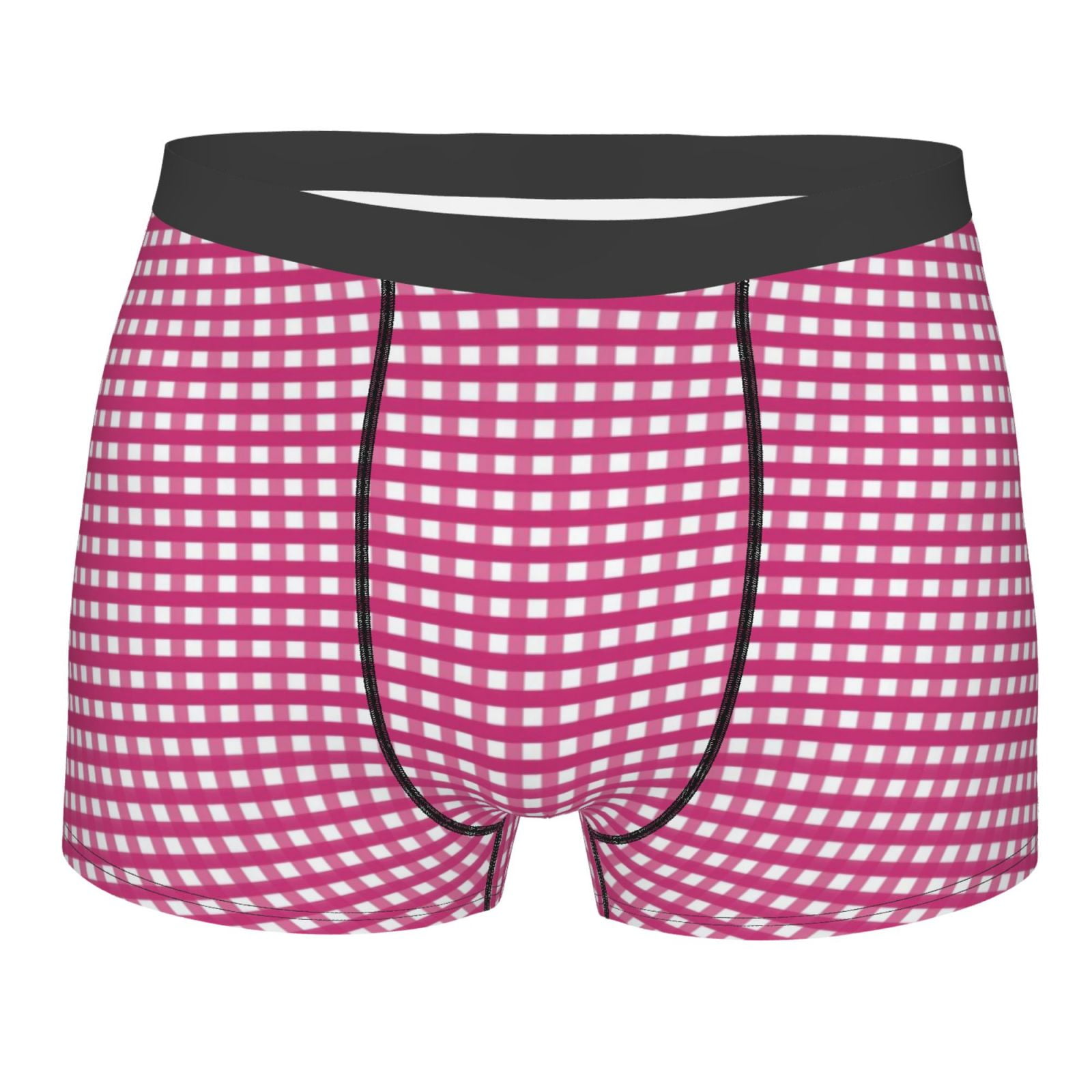 パンツ KIRSH Cheek Check Boxer Pants Pink KKSFCPS501MPIA Disketp Pink Gingham Men'S Boxer Briefs,Soft And Breathable