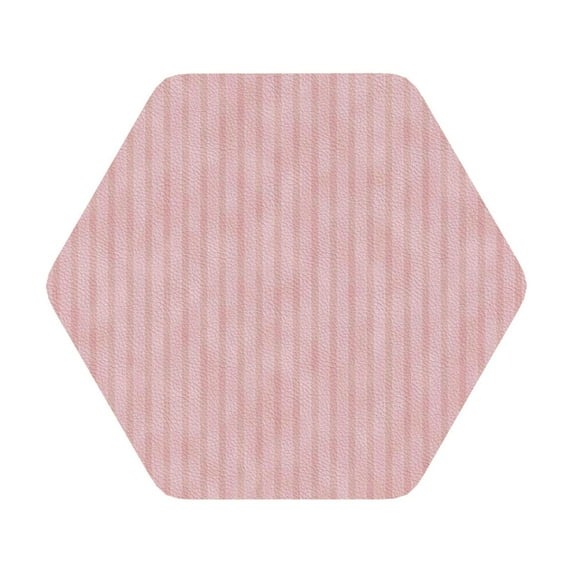 Disketp Pink Stripes Funny Coasters,6 Pcs Leather Coasters With Holder, Perfect Housewarming Hostess Gifts,Protect Furniture From Water Marks Scratch And Damage