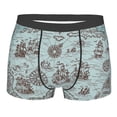 thumbnail image 1 of Disketp Pirate Adventure Map Men'S Boxer Briefs,Soft And Breathable Cotton Underwear With Comfortflex Waistband, 1 of 9